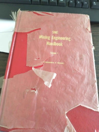 Image of MINING ENGINEERS' HANDBOOK VOLUME 1